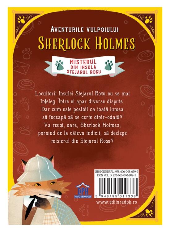 Copertă produs Aventurile vulpoiului Sherlock Holmes. Misterul din insula Stejarul Roșu (Vol. 3) - gallery big 2
