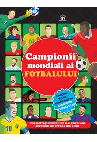 Copertă produs Campionii mondiali ai fotbalului - carte cu abțibilduri