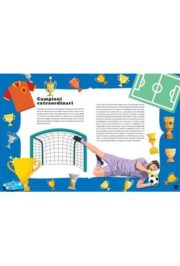 Copertă produs Campionii mondiali ai fotbalului - carte cu abțibilduri