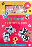 Bebe &icirc;nvață. La fermă. Set educativ cu puzzle