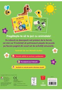 Copertă produs Bebe &icirc;nvață. La fermă. Set educativ cu puzzle
