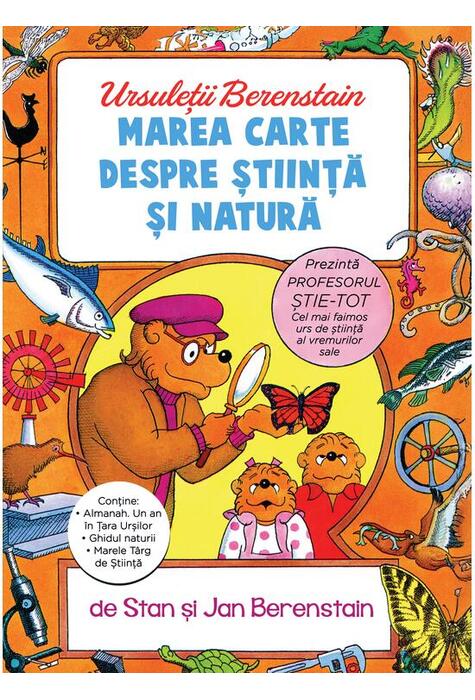 Copertă produs Ursuleții Berenstain. Marea carte despre știință și natură