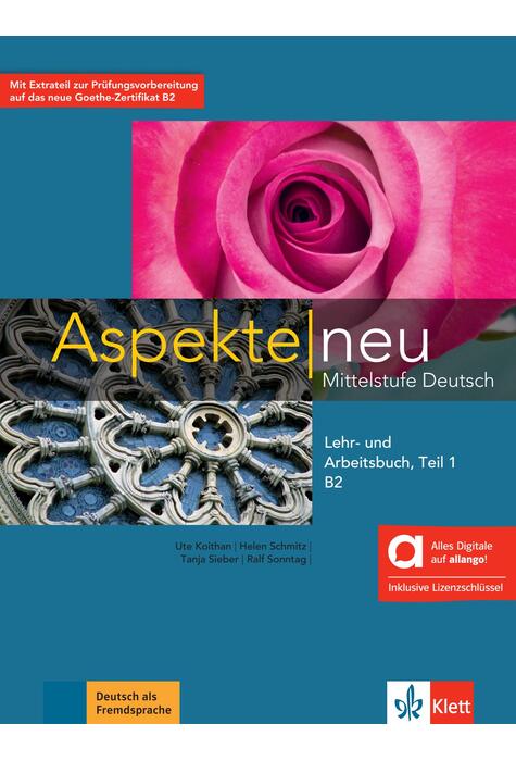Copertă produs Aspekte neu B2 Teil 1. Hybride Ausgabe allango