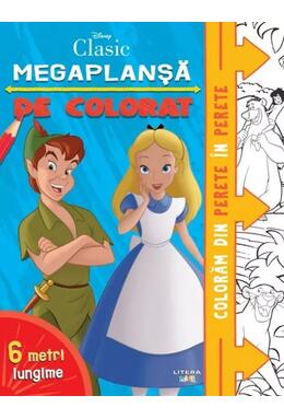 Copertă produs Disney Clasic. Megaplanșă de colorat
