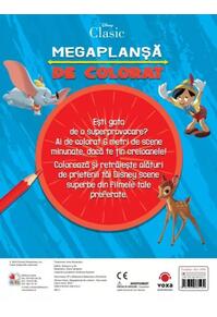 Copertă produs Disney Clasic. Megaplanșă de colorat