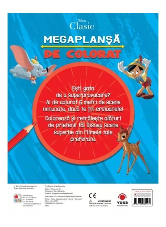 Copertă produs Disney Clasic. Megaplanșă de colorat - gallery big 2
