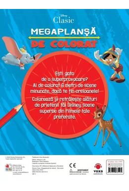 Copertă produs Disney Clasic. Megaplanșă de colorat