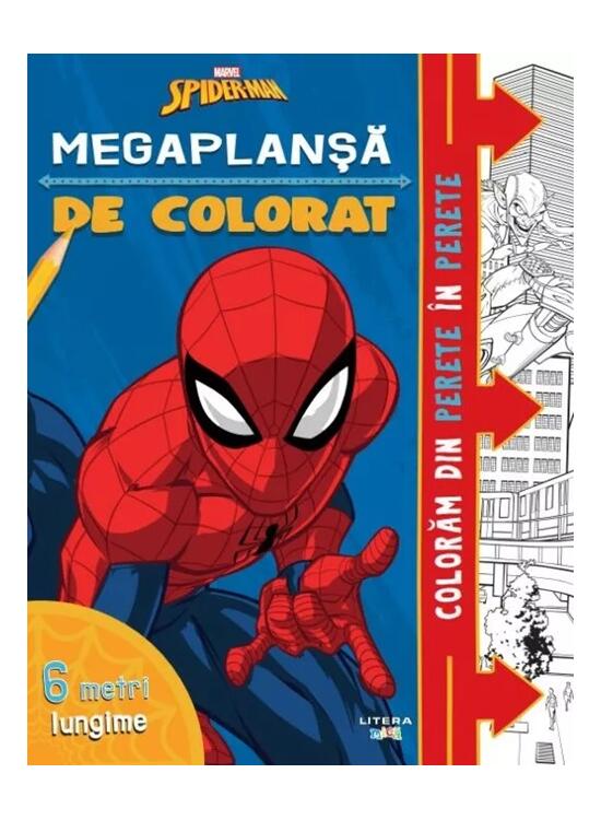 Copertă produs Disney. Marvel. Spider-Man. Megaplanșă de colorat - gallery big 1