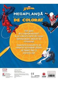 Copertă produs Disney. Marvel. Spider-Man. Megaplanșă de colorat