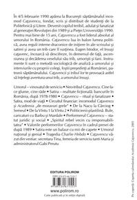 Copertă produs Caţavencii şi tribul lor. O etnografie a grupului incomod și de moravuri grele Cațavencu (1990-2006)