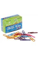 Imagine produs Set 100 agrafe metalice ECADA, 33 mm, Multicolor