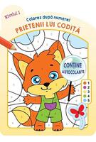 Prietenii lui Codiță. Nivelul 1. Colorez după numere