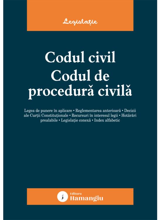Copertă produs Codul civil. Codul de procedură civilă. Actualizat la 14 ianuarie 2026 - gallery big 1