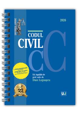 Copertă produs Codul civil Ianuarie 2026 (ediție spiralată)