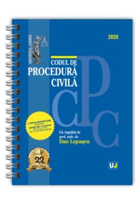 Copertă produs Codul de procedură civilă: Ianuarie 2026 (ediție spiralată)