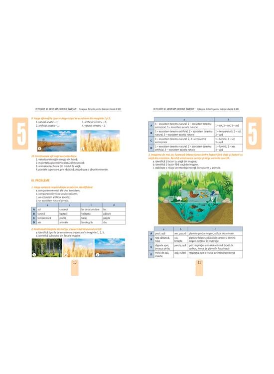 Copertă produs Rezolvăm, ne antrenăm, biologie &icirc;nvățăm! - Culegere de teste pentru biologie clasele V-VIII - gallery big 4