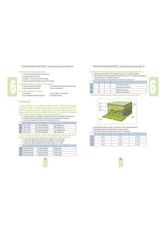 Copertă produs Rezolvăm, ne antrenăm, biologie &icirc;nvățăm! - Culegere de teste pentru biologie clasele V-VIII - gallery big 5