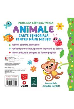 Copertă produs Bebe &icirc;nvață. Prima mea cărticică tactilă. Animale