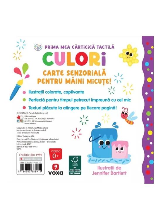 Copertă produs Bebe &icirc;nvață. Prima mea cărticică tactilă. Culori - gallery big 2