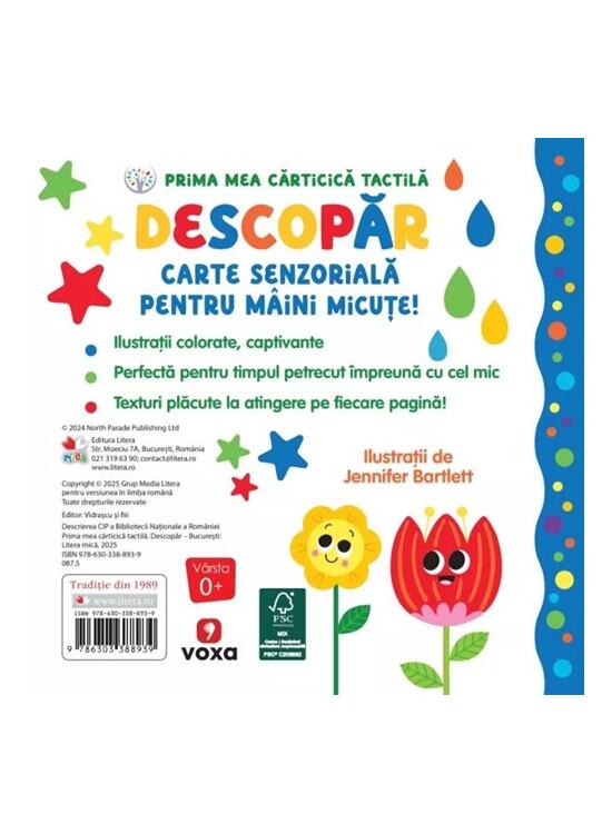 Copertă produs Bebe &icirc;nvață. Prima mea cărticică tactilă. Descopăr - gallery big 2