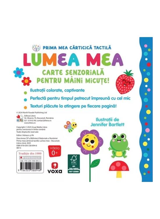 Copertă produs Bebe &icirc;nvață. Prima mea cărticică tactilă. Lumea mea - gallery big 2