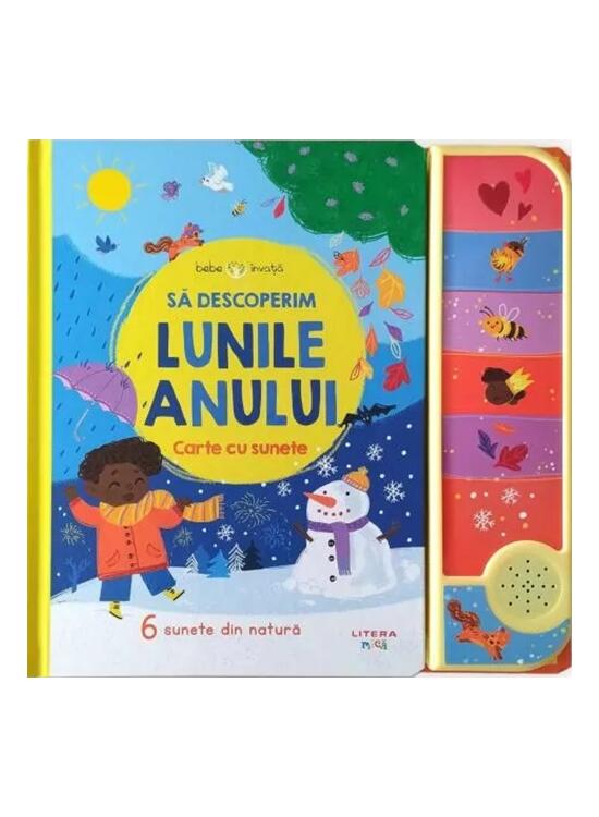 Copertă produs Bebe &icirc;nvață. Să descoperim lunile anului. Carte cu sunete - gallery big 1