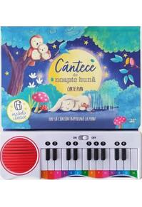 Copertă produs C&acirc;ntece de noapte bună. Carte pian