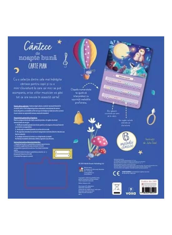Copertă produs C&acirc;ntece de noapte bună. Carte pian - gallery big 2