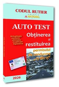 Copertă produs Codul rutier - Auto test 2026