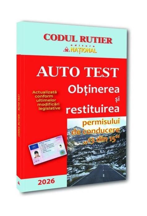 Copertă produs Codul rutier - Auto test 2026