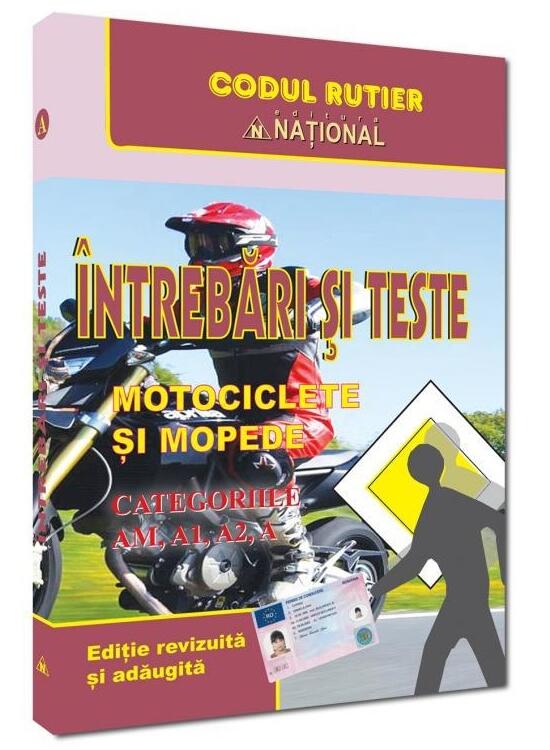 Copertă produs &Icirc;ntrebări și teste. Motociclete și mopede. A, A1, A2 - 2026 - gallery big 1