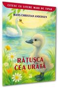 Rățușca cea ur&acirc;tă. Citesc cu litere mari de tipar
