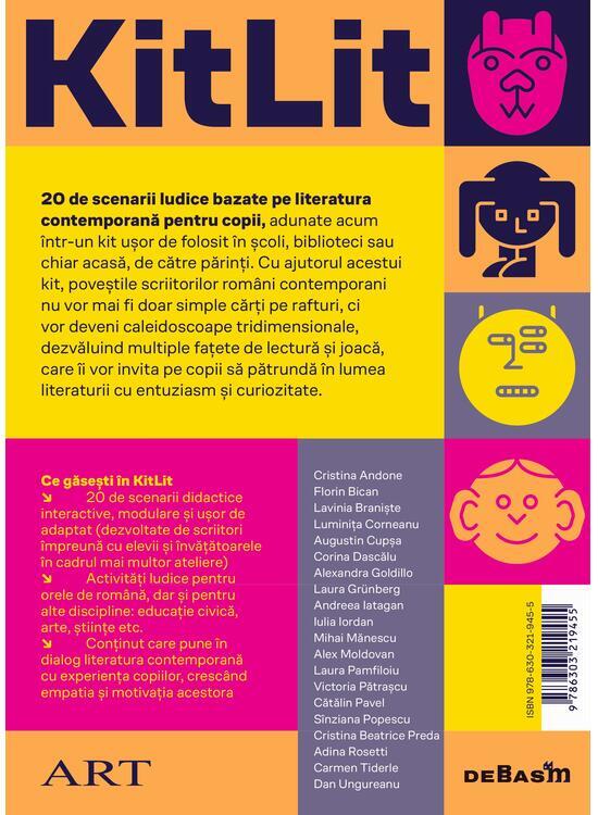 Copertă produs KitLit: Scenarii ludice inspirate de literatura contemporană pentru copii - gallery big 2