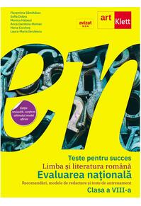 Copertă produs Teste pentru succes. Evaluarea Națională Limba și Literatură Rom&acirc;nă clasa a VIII-a