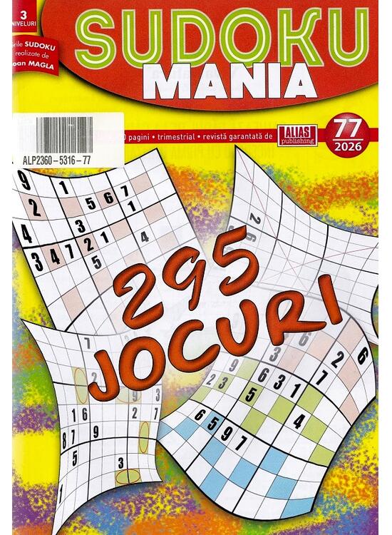 Copertă produs Sudoku Mania Nr. 77 / 2026 - gallery big 1