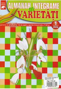 Copertă produs Almanah integrame de varietăți, nr. 1/ 2026