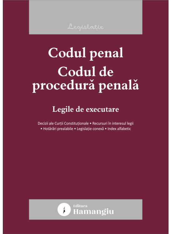 Copertă produs Codul penal. Codul de procedură penală. Legile de executare - gallery big 1