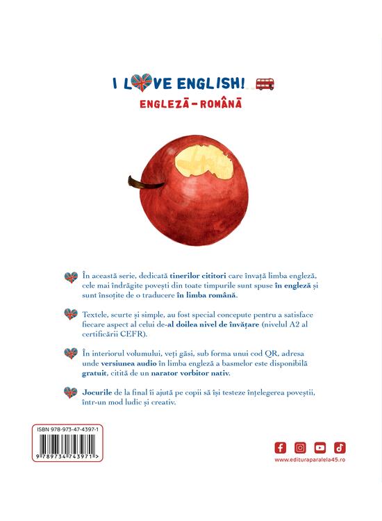 Copertă produs I Love English. Snow White (Albă-ca-Zăpada). Ediție bilingvă. Nivel A2 (versiune audio inclusă) - gallery big 2