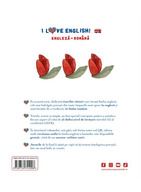 Copertă produs I Love English. Beauty and the Beast (Frumoasa și Bestia). Ediție bilingvă. Nivel A2 (versiune audio inclusă) - gallery big 2