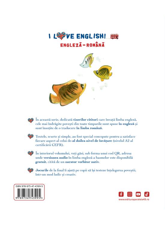 Copertă produs I Love English. The Little Mermaid (Mica sirenă). Ediție bilingvă. Nivel A2 (versiune audio inclusă) - gallery big 2