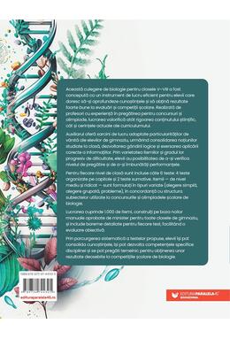 Copertă produs Biologie. Teste de performanță pentru olimpiade și concursuri școlare de gimnaziu. Clasele V-VIII