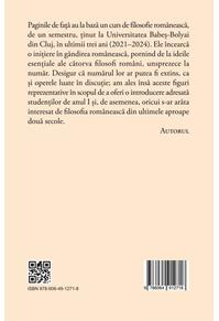 Copertă produs Filosofia rom&acirc;nească pe scurt