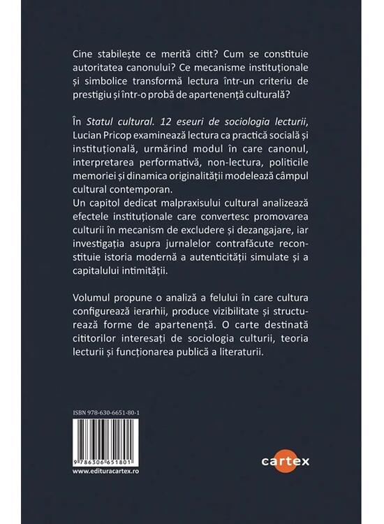 Copertă produs Statul cultural - gallery big 2