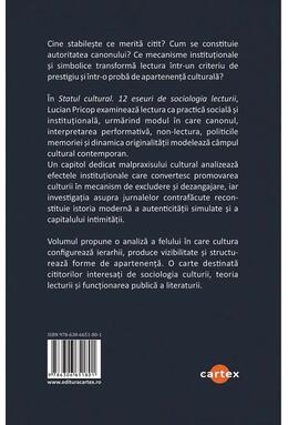 Copertă produs Statul cultural