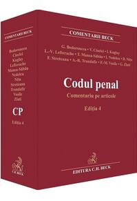 Copertă produs Codul penal. Comentariu pe articole