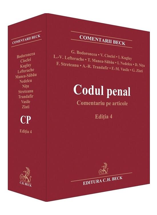 Copertă produs Codul penal. Comentariu pe articole - gallery big 1