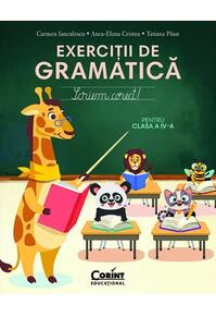 Copertă produs Scriem corect. Exerciții de gramatică pentru clasa a IV-a