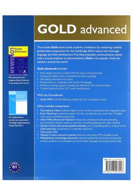 Copertă produs Gold Advanced. Coursebook. New Edition with 2015 exam specification