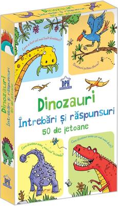 Dinozauri - &Icirc;ntrebări și răspunsuri - 50 de Jetoane