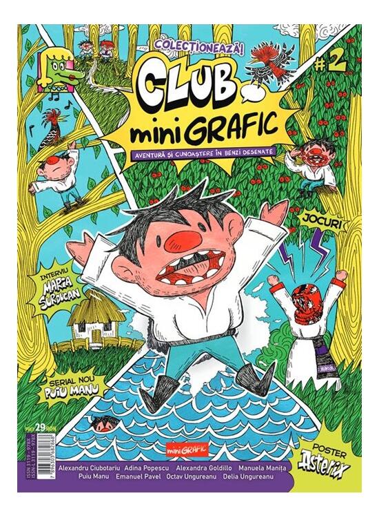 Copertă produs Aventură și cunoaștere &icirc;n benzi desenate. Club miniGrafic nr.2 - gallery big 1